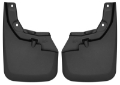 Picture of Husky Liners 16-22 Toyota Tacoma w- OE Fender Flares Custom Molded Front Mud Guards - Black