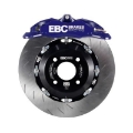 Picture of EBC Racing 15-17 Ford Fiesta Mk7 Blue Apollo-4 Calipers 300mm Rotors Front Big Brake Kit