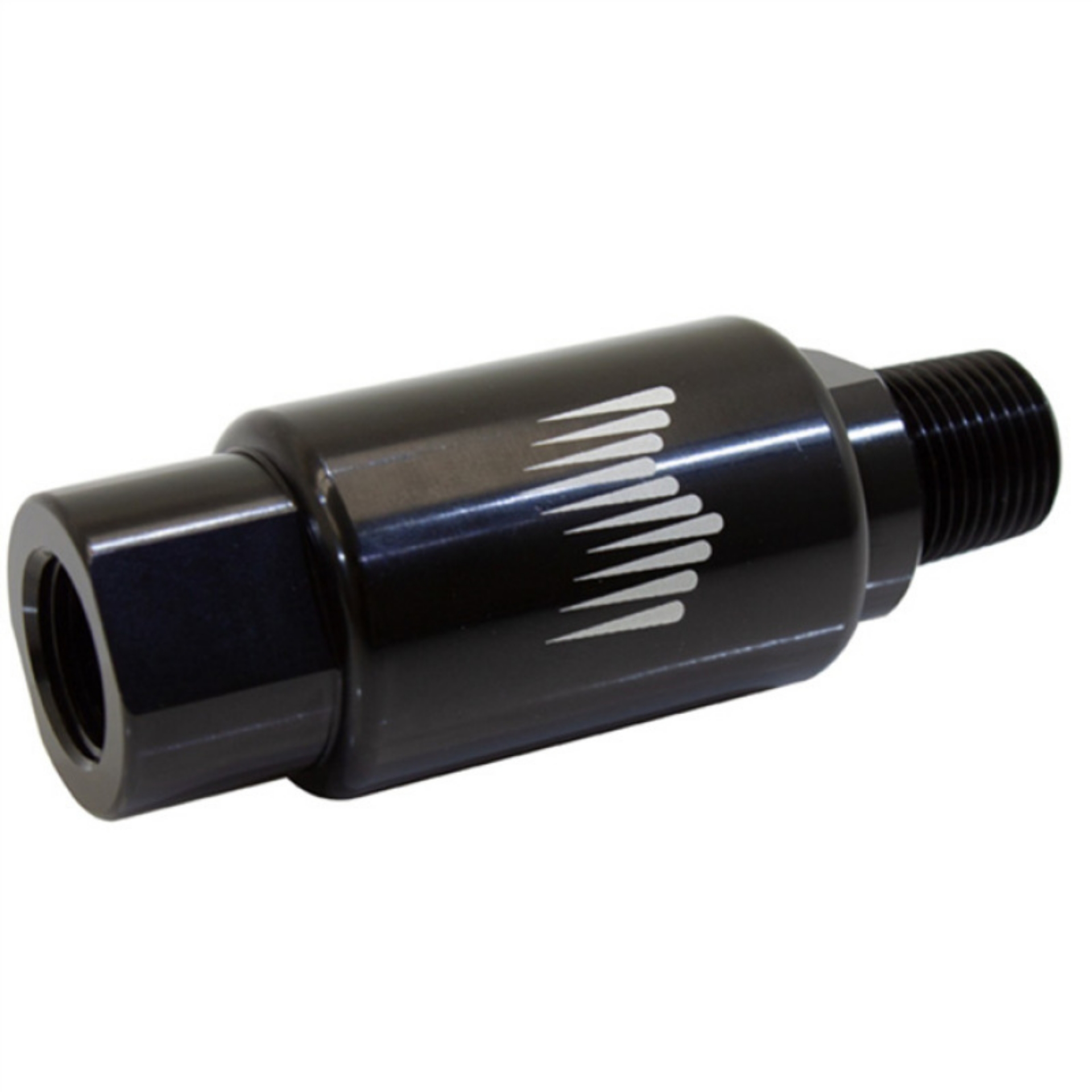 Picture of Snow Performance Billet 100 Micron Water Filter Braided Lines Req- SNO-803-BRD