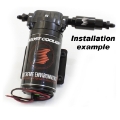 Picture of Snow Performance Billet 100 Micron Water Filter Braided Lines Req- SNO-803-BRD