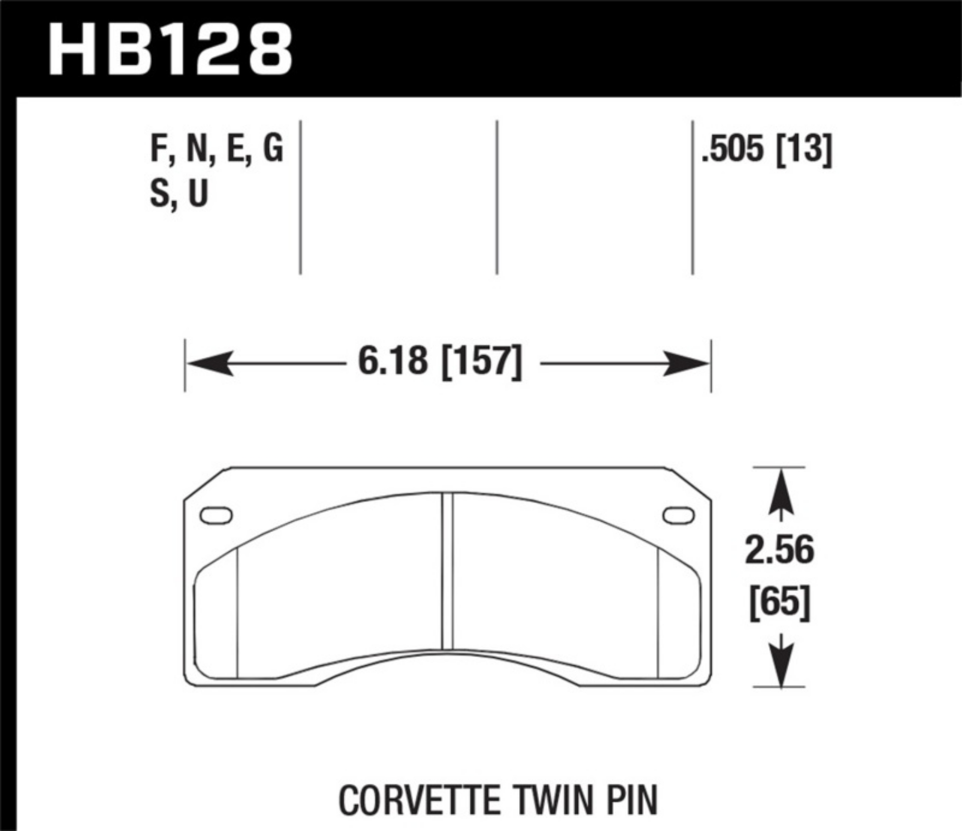 Picture of Hawk DTC-60 Race Brake Pads - Ferro-Carbon Black Powder Coat High Dust - 0-505in Thick