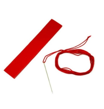 Picture of BuiltRight Industries 09-14 Ford Raptor Steering Wheel Stripe Kit - Red