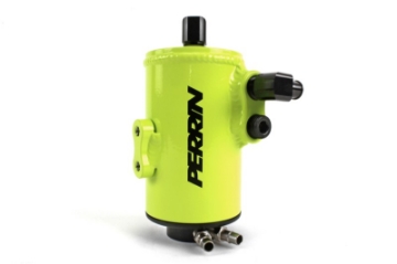 Picture of PERRIN 15-21 Subaru WRX w-o Eyesight OEM Option Air Oil Separator Kit - Neon Yellow