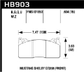 Picture of Hawk DTC-80 15-17 Ford Mustang Shelby GT350-GT350R Front Brake Pads
