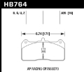 Picture of Hawk AP Racing CP7555D70 DTC-60 AP Racing Brake Pads