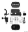 Picture of Wilwood Compact Tandem M-C - 1in Bore - w-Bracket and Valve Pushrod - Black