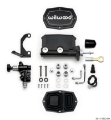 Picture of Wilwood Compact Tandem M-C - 7-8in Bore w-Bracket and Valve fits Mustang Pushrod - Black