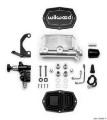Picture of Wilwood Compact Tandem M-C - 1in Bore w-RH Bracket and Valve - Ball Burnished