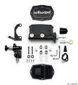 Picture of Wilwood Compact Tandem M-C - 15-16in Bore w-RH Bracket and Valve Mustang Pushrod - Black