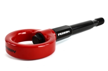 Picture of PERRIN 18-21 Subaru WRX & STI - 13-25 BRZ - 17-20 Toyota 86 Tow Hook Kit Front - Red