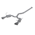 Picture of MBRP 15-19 Subaru WRX 2-0L-STI 2-5L 3in Dual Split Rear Exit w- 3-5in Tips - T304 Street Version