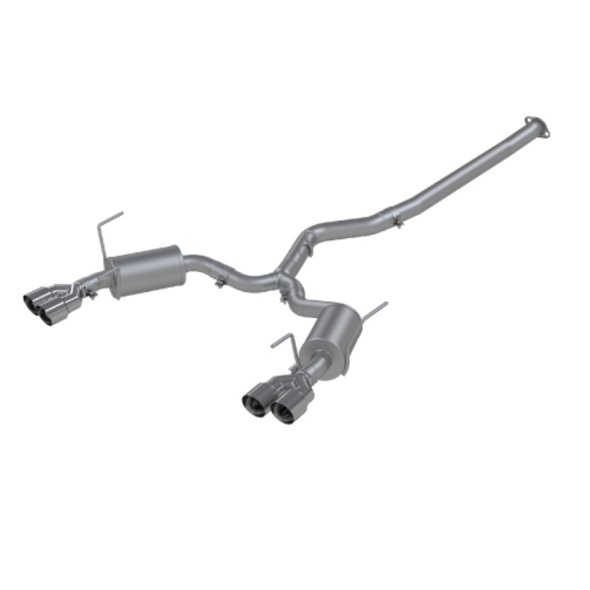 Picture of MBRP 15-19 Subaru WRX 2-0L-STI 2-5L 3in Dual Split Rear Exit w- 3-5in Tips - T304 Street Version