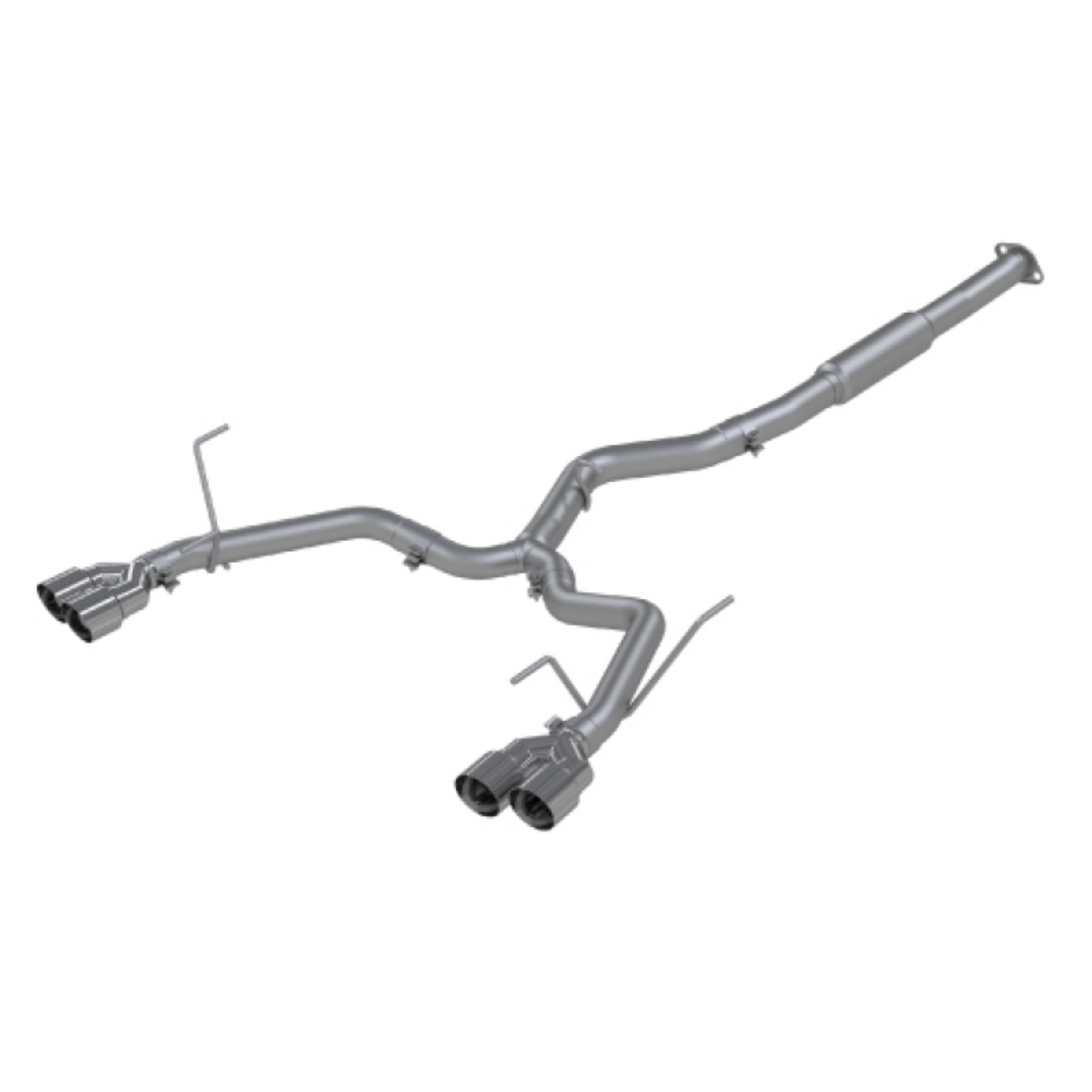 Picture of MBRP 15-19 Subaru WRX 2-0L-STI 2-5L 3in Dual Split Rear Exit w- 3-5in Tips - T304 Race Version