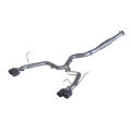 Picture of MBRP 15-19 Subaru WRX 2-0L-STI 2-5L 3in Dual Split Rear Exit w- 3-5in CF Tips - T304 Race Version