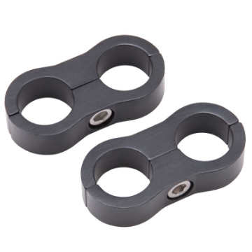 Picture of Russell Hose Separator for -6an Braided Hose - Anodized Black