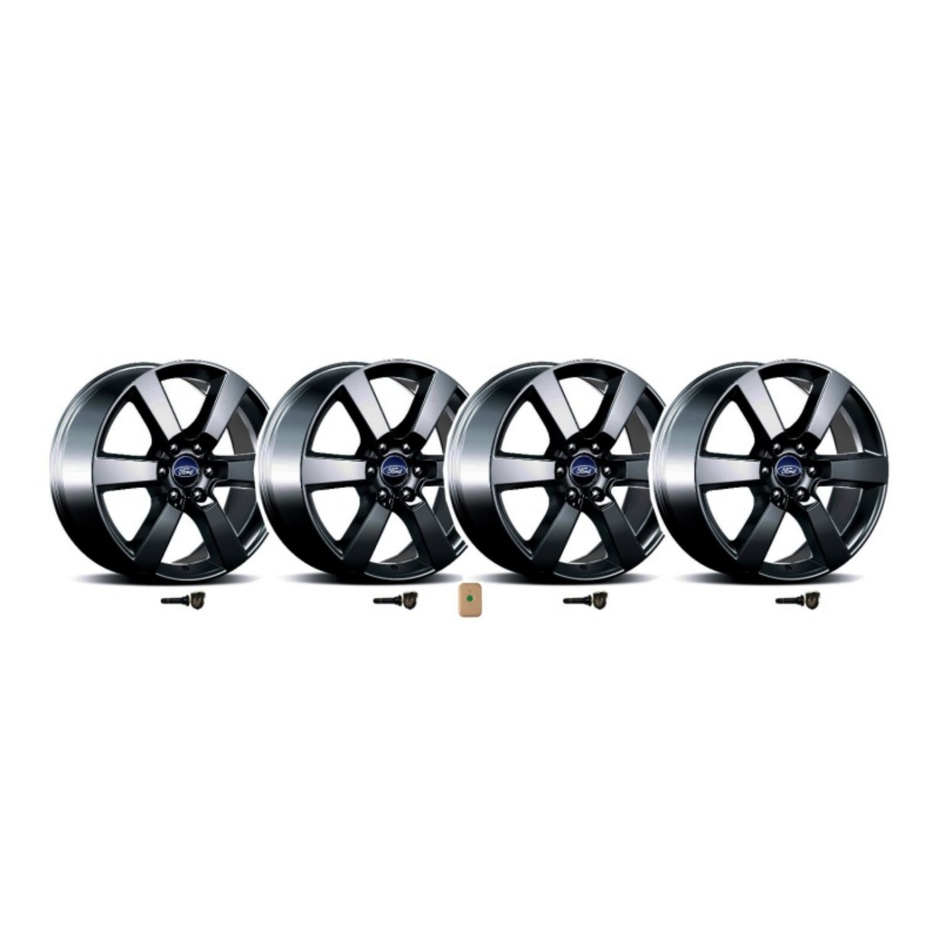 Picture of Ford Racing 15-16 F-150 20in x 8-5in Wheel Set with TPMS Kit - Matte Black