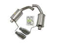 Picture of Roush 2015-2024 Ford Mustang 3-7L-2-3L V6-I4 Exhaust Kit w- Round Tips