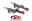 Picture of BMR 79-98 Fox Mustang On-Car Adj- Lower Control Arms Poly - Rod End Combo - Black Hammertone