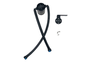 Picture of J&L 19-25 Chevrolet Silverado-GMC Sierra 1500 5-3L V8 Driver Side Oil Separator 3-0 - Black Anodized