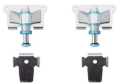 Picture of King Shocks 2016+ Toyota Tacoma Front 2-0 Compact Bump Stop Kit Pair