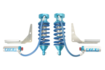 Picture of King Shocks 2005+ Nissan Frontier Front 2-5 Dia Remote Reservoir Coilover w-Adjuster Pair