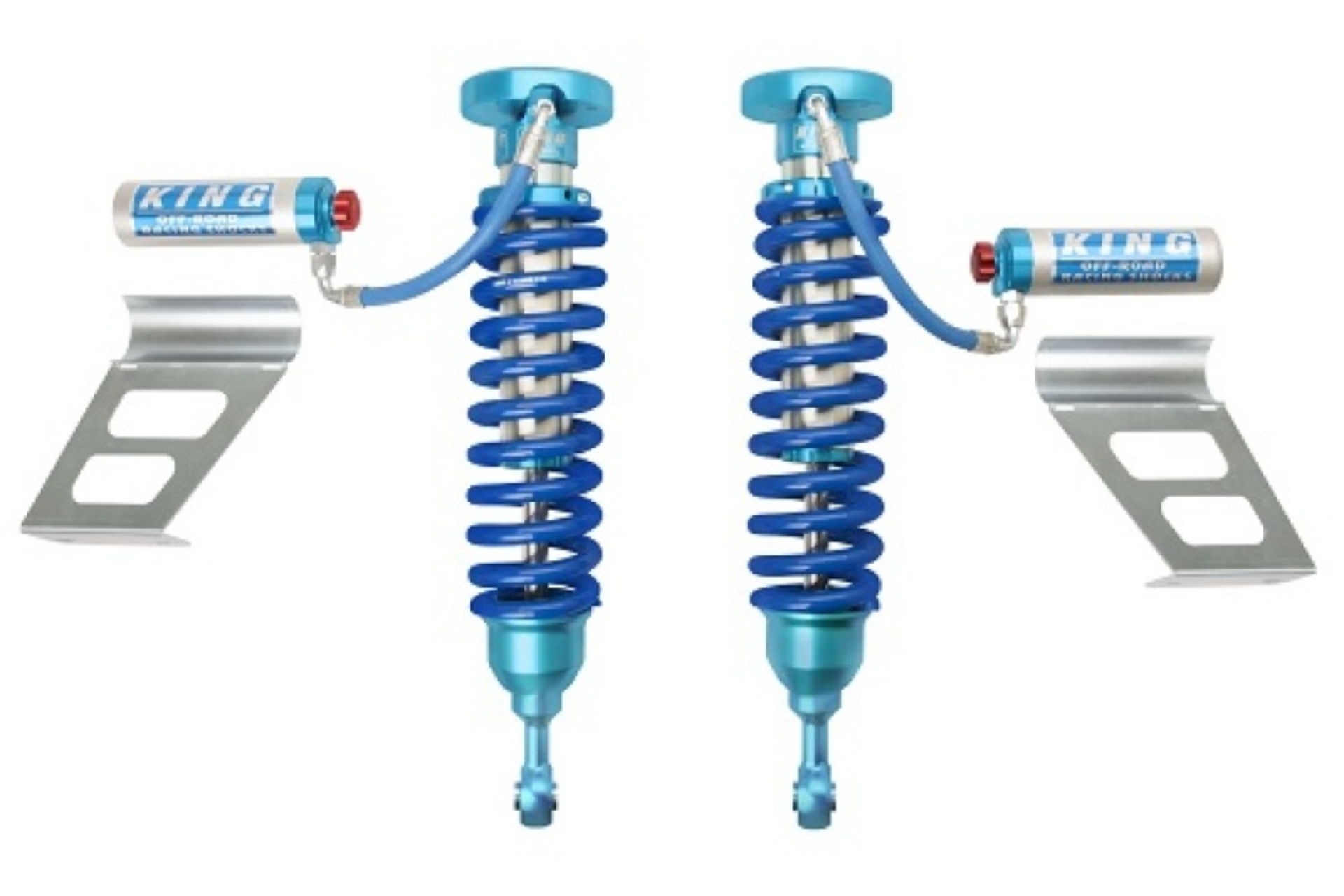 Picture of King Shocks 2007+ Toyota Tundra 2-5 Dia Front Coilover w-Remote Reservoir w-Adjuster Pair