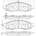 Picture of StopTech Street Touring 05 Nissan Titan Front Brake Pads