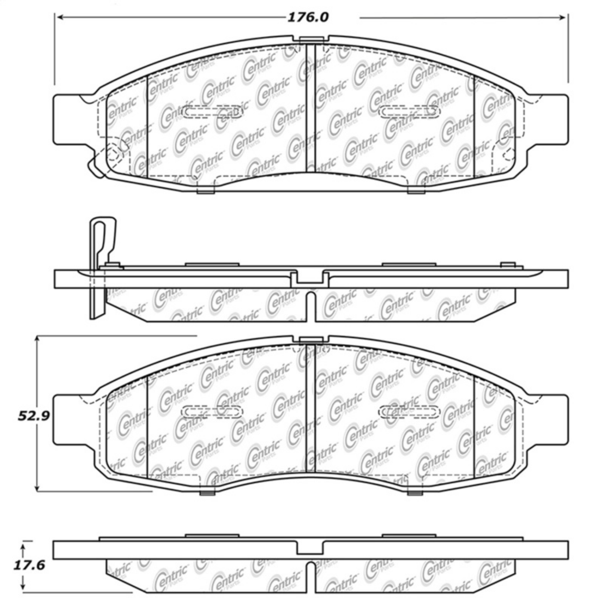 Picture of StopTech Street Touring 05 Nissan Titan Front Brake Pads