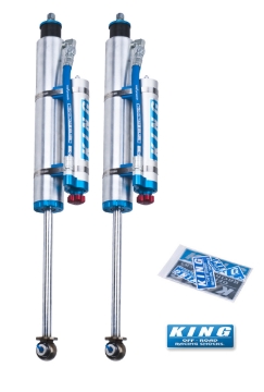 Picture of King Shocks 97-06 Jeep Wrangler TJ Front 2-5 Dia Piggy Hose Res Shock 3-5in Lift w-Adjuster Pair