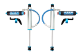 Picture of King Shocks 97+ Nissan Patrol Y61 Frt 2-5 Dia Shock Remote 2-5 Fin Res 0-2in Lift w-Adj-Brkt Pair