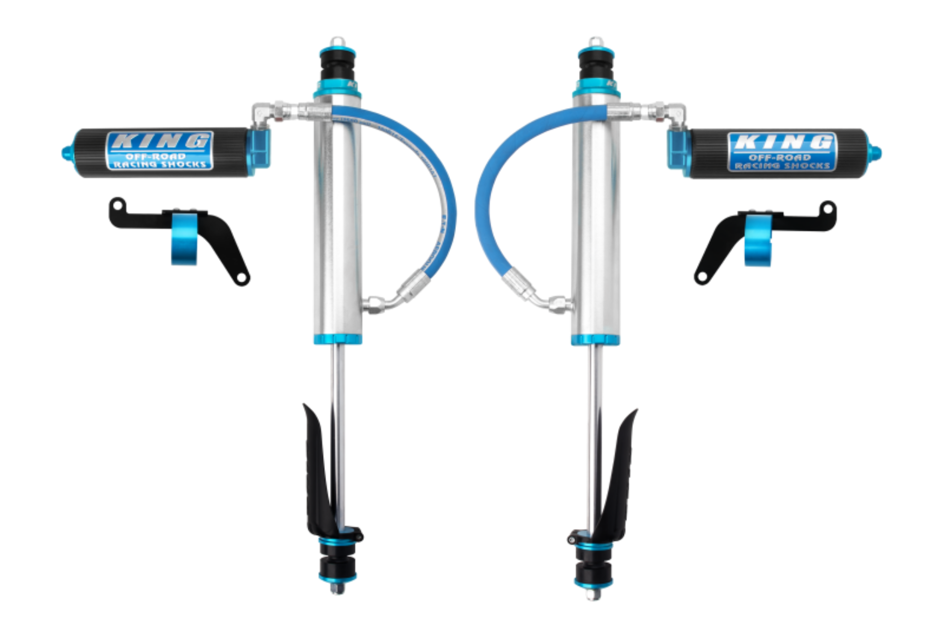 Picture of King Shocks 1997+ Nissan Patrol Y61 Frt 2-5 Dia Shock Remote 2-5 Fin Res 3-5in Lift w-Brkt Pair