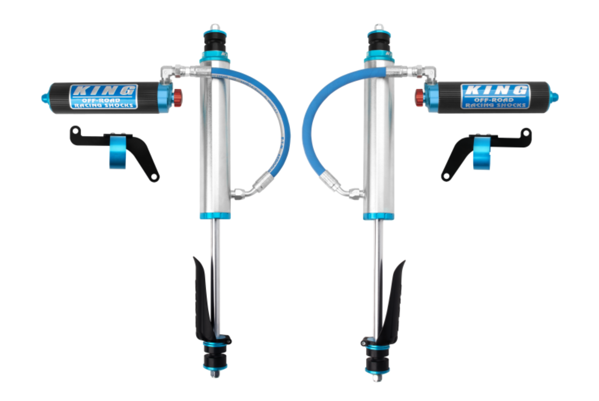 Picture of King Shocks 97+ Nissan Patrol Y61 Frt 2-5 Dia Shock Remote 2-5 Fin Res 3-5in Lift w-Adj-Brkt Pair