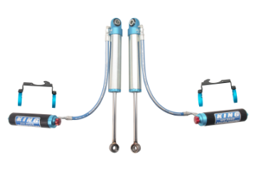 Picture of King Shocks 1997+ Nissan Patrol Y61 Rr 2-5 Dia Shock Remote 2-5 Fin Res 6in Lift w-Adj-Brkt Pair