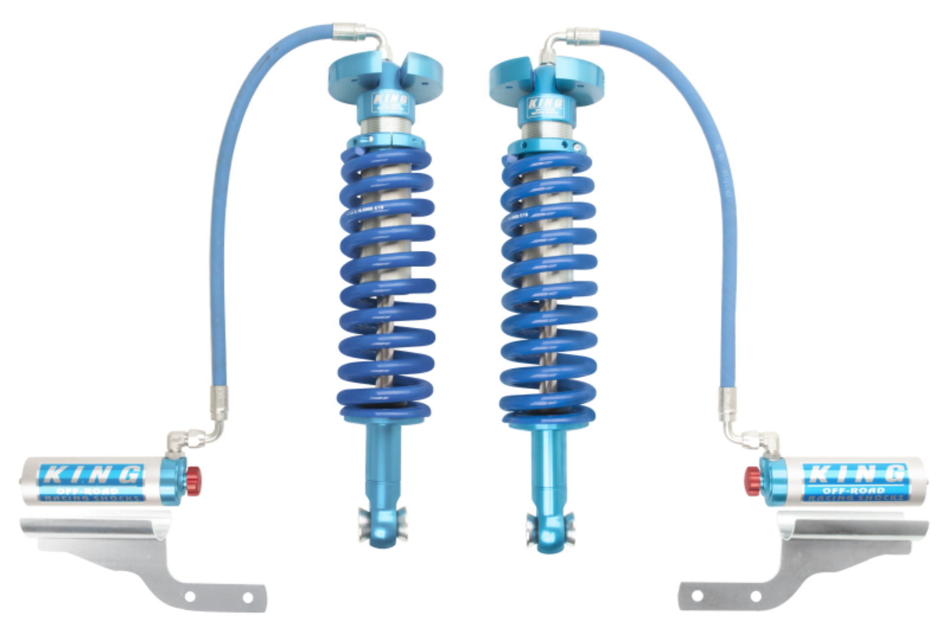 Picture of King Shocks 09-13 Ford F150 2WD-4WD Front 2-5 Dia Remote Reservoir Coilover w-Adjuster Pair