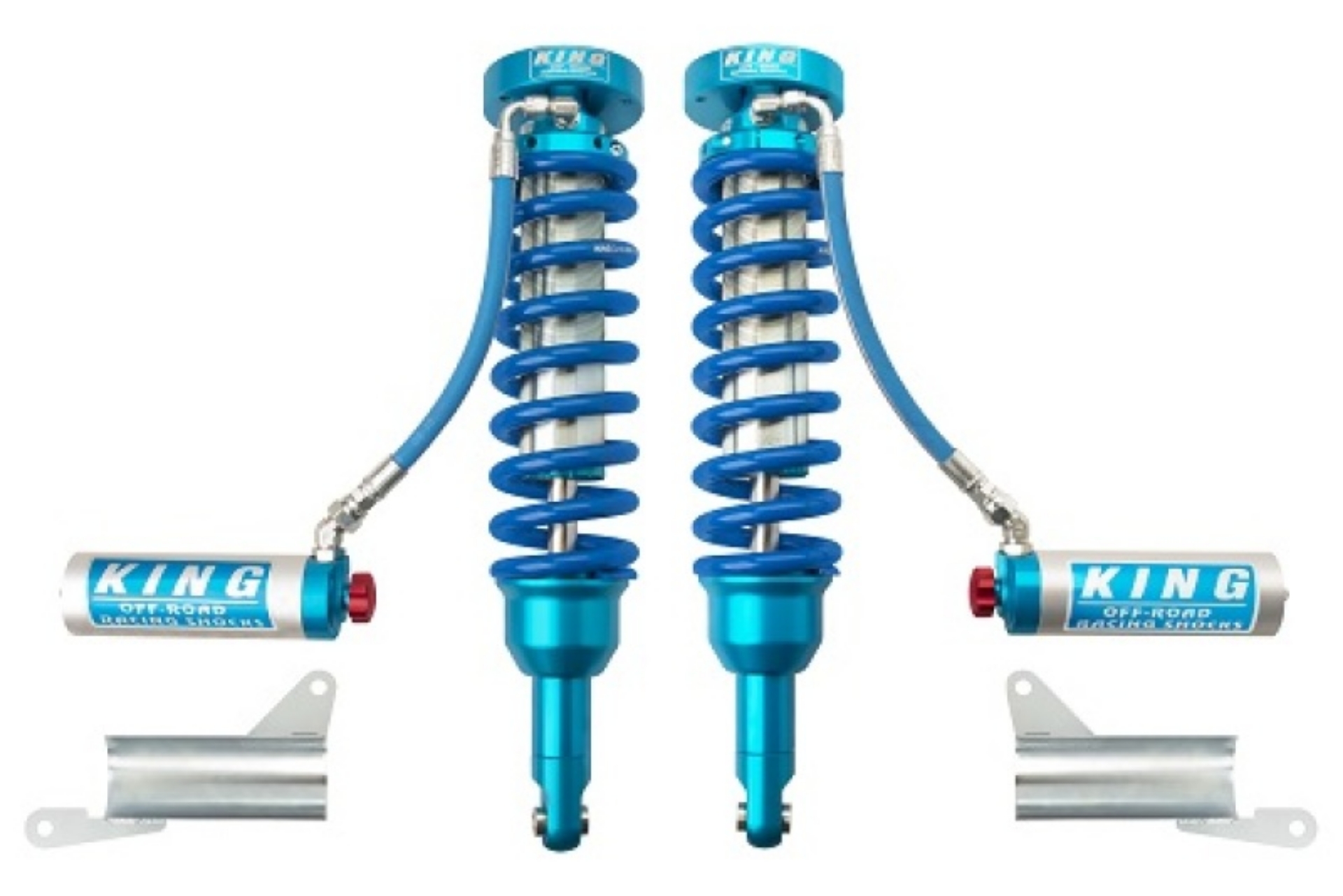 Picture of King Shocks 2010+ Toyota 4Runner w-KDSS Front 2-5 Dia Remote Reservoir Coilover w-Adjuster Pair