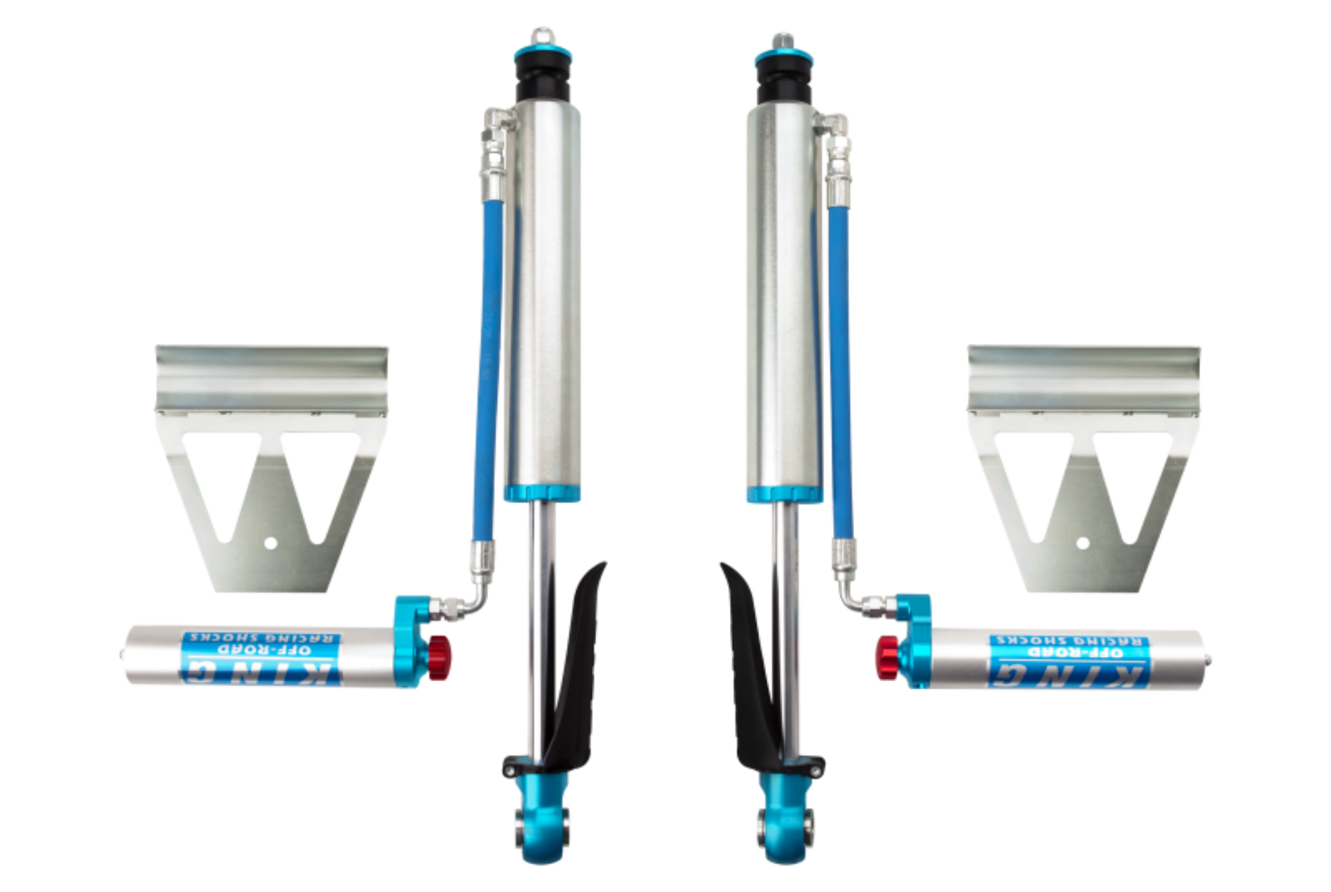 Picture of King Shocks 2008+ Toyota Land Cruiser 200 Rear 2-5 Dia Remote Res Shock w-Adjuster Pair