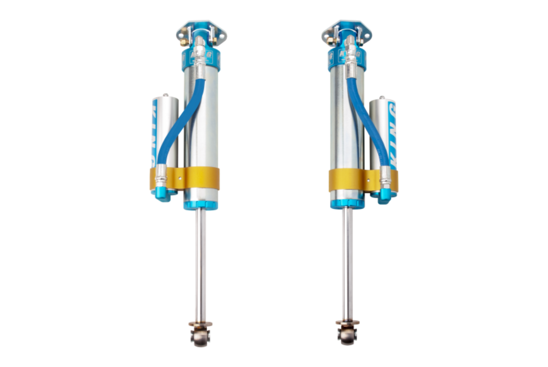Picture of King Shocks 84-00 Jeep Cherokee xJ Rear 2-5 Dia Piggy Hose Reservoir 3-4in Lift Pair