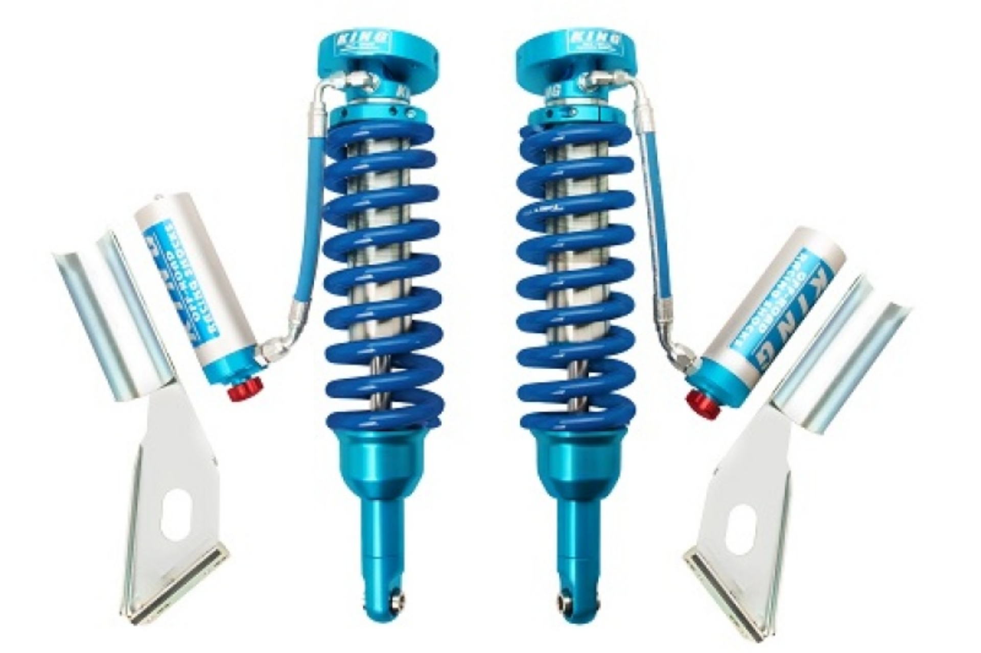 Picture of King Shocks 2016+ Toyota Hilux Front 2-5 Dia Remote Reservoir Coilover w-Adjuster Pair