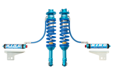 Picture of King Shocks 10-14 Ford F150 Raptor 4WD Front 3-0 Dia Remote Reservoir Coilover w-Adjuster Pair