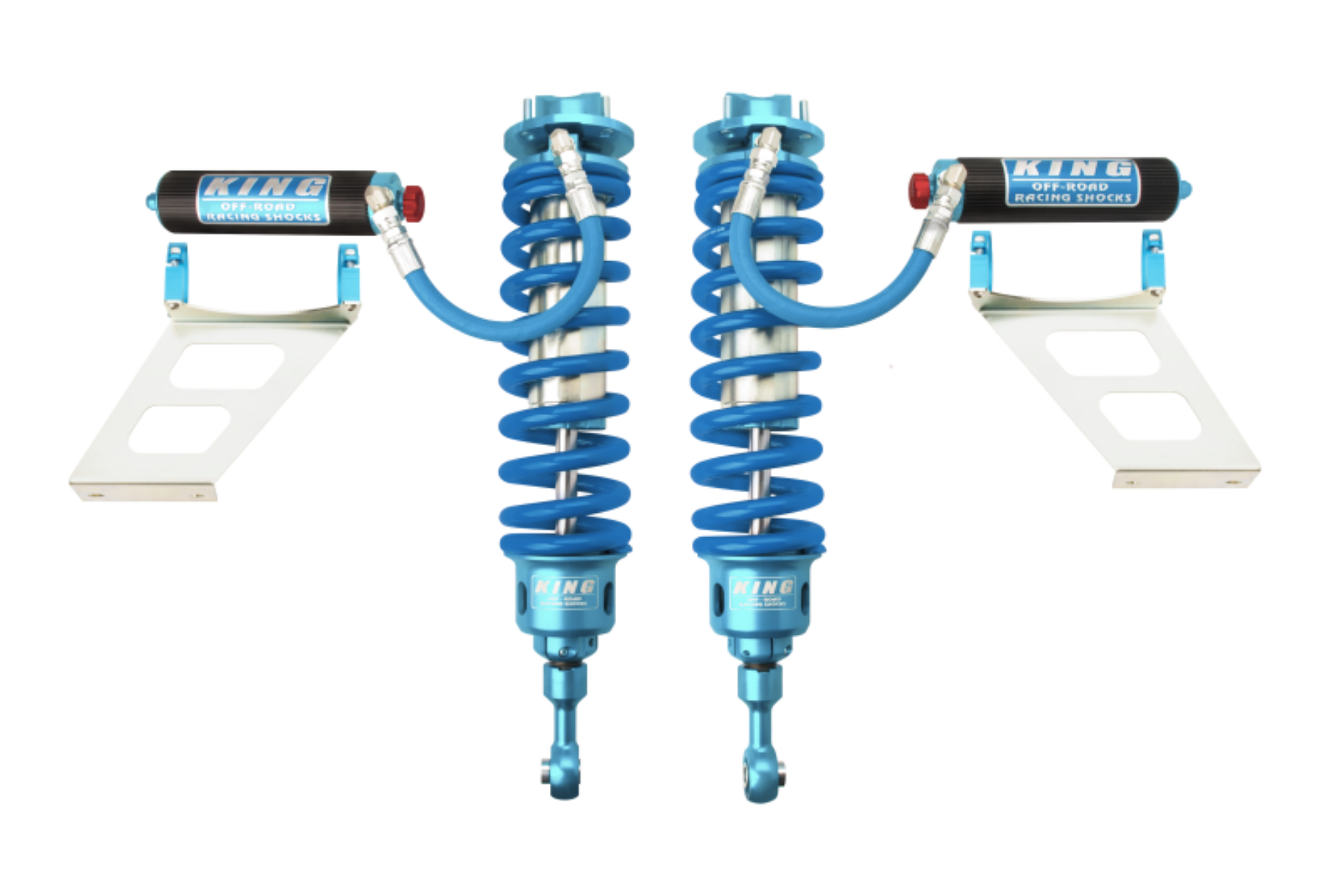 Picture of King Shocks 2007+ Toyota Tundra Front Stage 3 Race Kit 3-0 Dia Remote Res Coilover w-Adjuster Pair