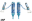 Picture of King Shocks 03-09 Lexus GX470 Front Stage 3 Race Kit 3-0 Dia Remote Res Coilover w-Adjuster Pair