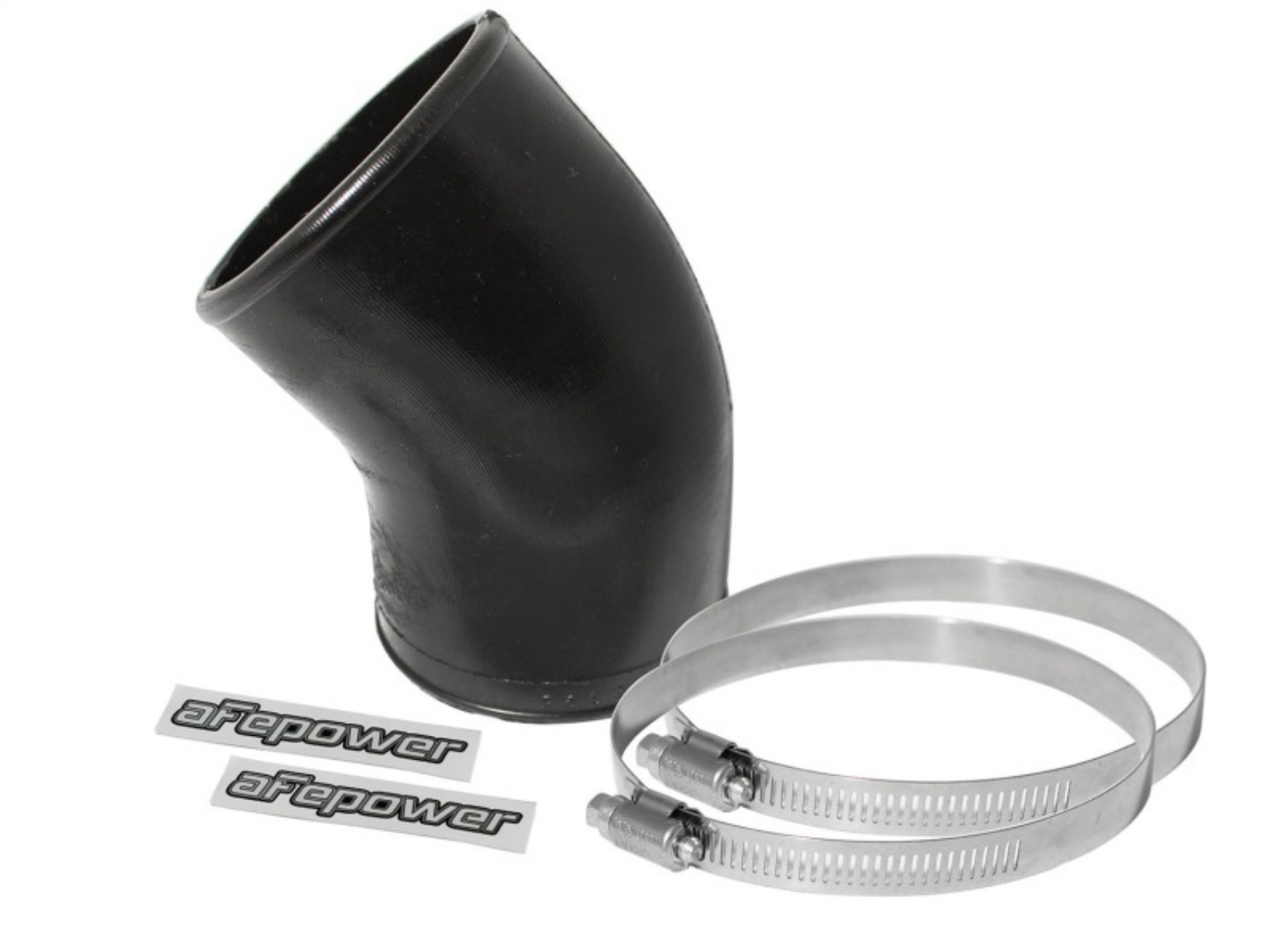 Picture of aFe Magnum FORCE Silicone Replacement Coupling Kit 3in ID to 2-75in ID x 45 Deg- Elbow - Black