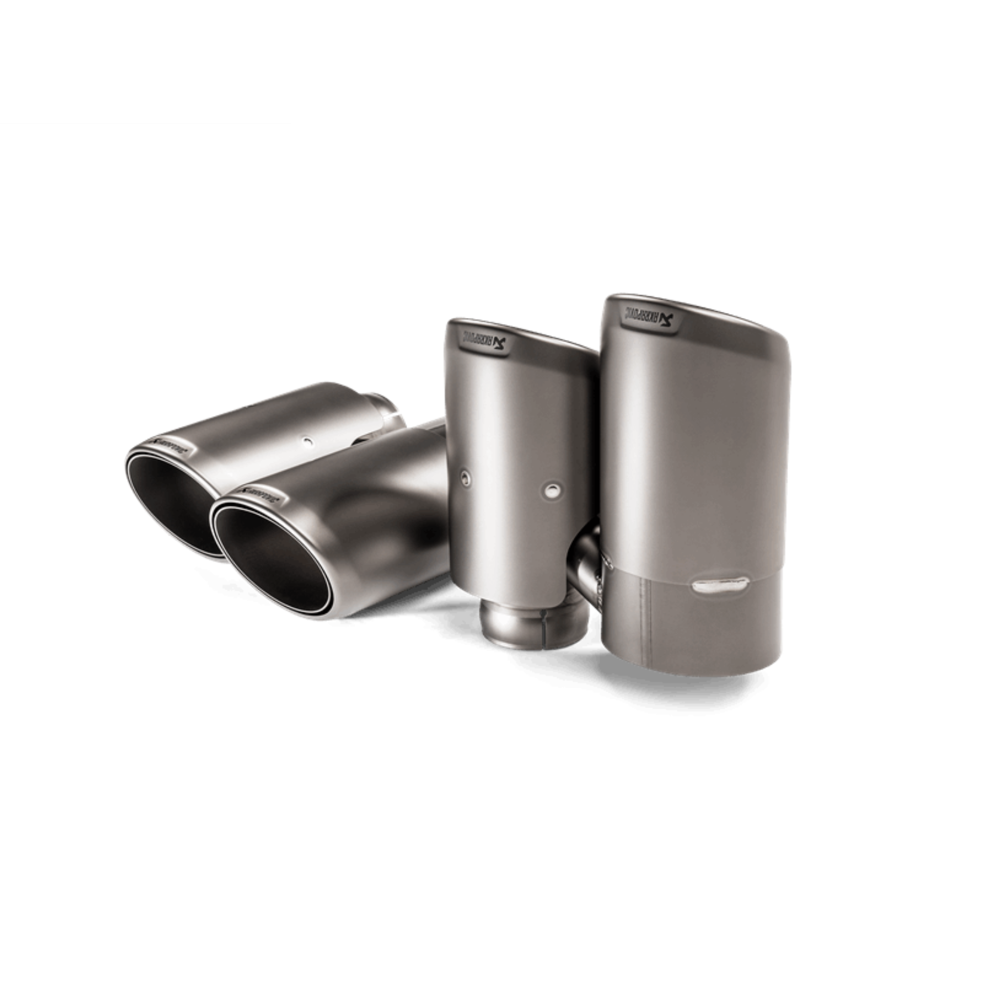 Picture of Akrapovic 2018+ Porsche Cayenne V6 536 Tail Pipe Set Titanium