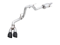 Picture of AWE Tuning 2015+ Ford F-150 0FG Single Exit Performance Exhaust System w-4-5in Diamond Black Tips