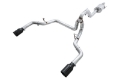 Picture of AWE Tuning 2015+ Ford F-150 0FG Dual Exit Performance Exhaust System w-5in Diamond Black Tips