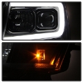 Picture of Spyder 07-14 Chevy Suburban-1500-2500-Tahoe V2 Projector Headlights Blk PRO-YD-CSUB07V2-DRL-BK