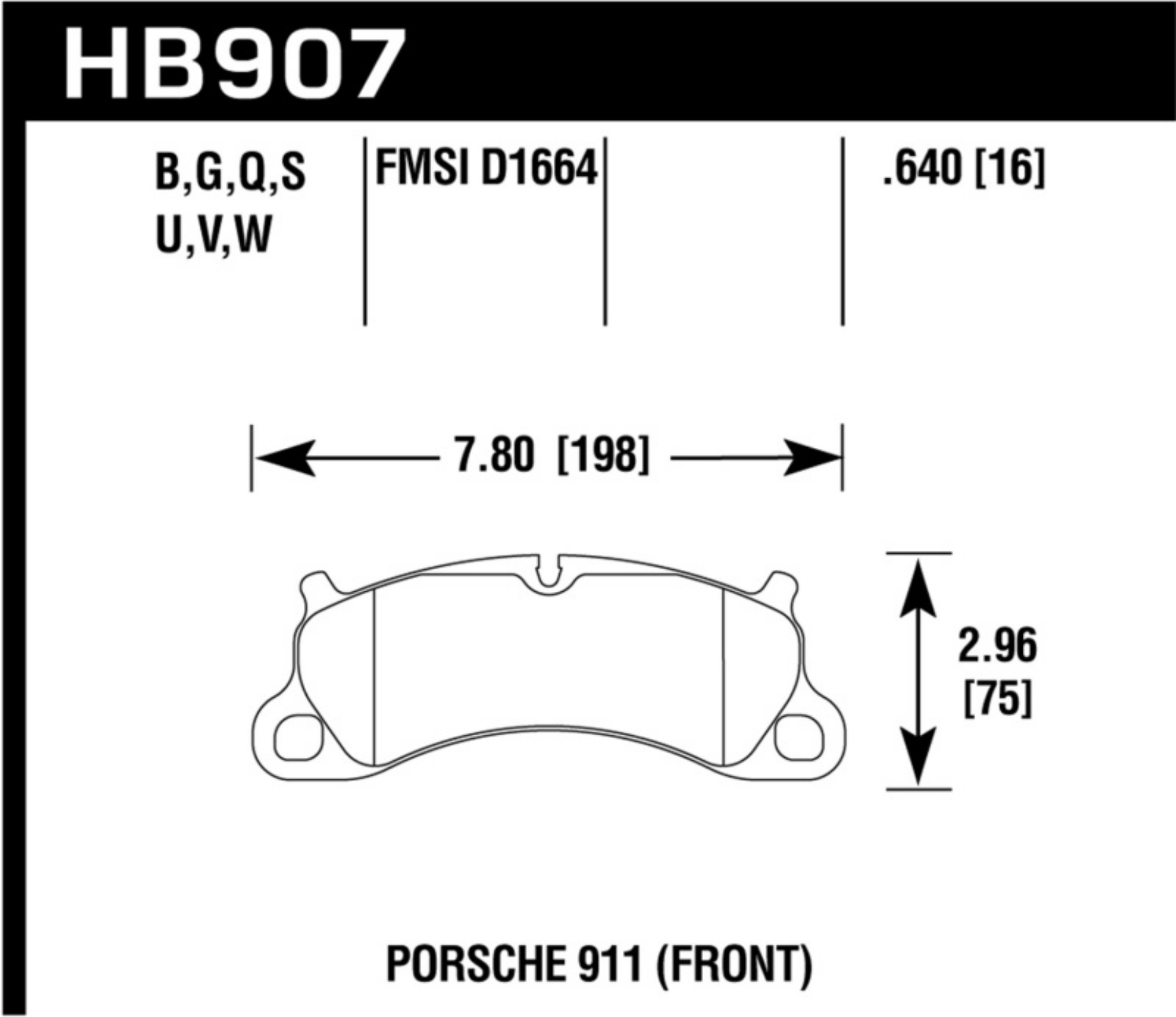 Picture of Hawk 12-16 Porsche 911 Carrera S DTC-50 Front Brake Pads