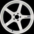 Picture of Advan GT Premium Version 19x9-5 +22 5-112 Racing White Wheel