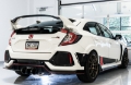Picture of AWE Tuning 2017+ Honda Civic Type R Track Edition Exhaust w-Front Pipe & Triple Diamond Black Tips