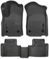 Picture of Husky Liners 16-22 Dodge Durango Weatherbeater Black Front & 2nd Seat Floor Liners